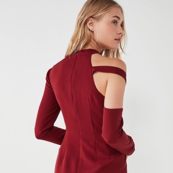 NWT Finders Keepers The Message Choker Cut out One Shoulder Mini Cocktai… - Picture 3 of 13